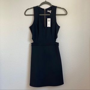Abercrombie & Fitch Black Side Cut-Out Mini Dress